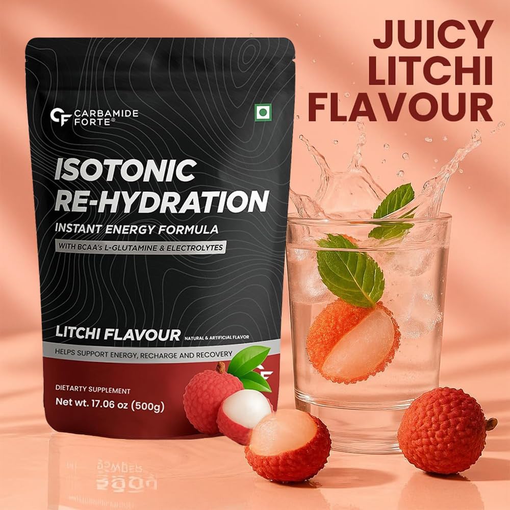 Isotonic Electrolyte Powder with BCAA & L-Glutamine – Pre Workout Hydration Support