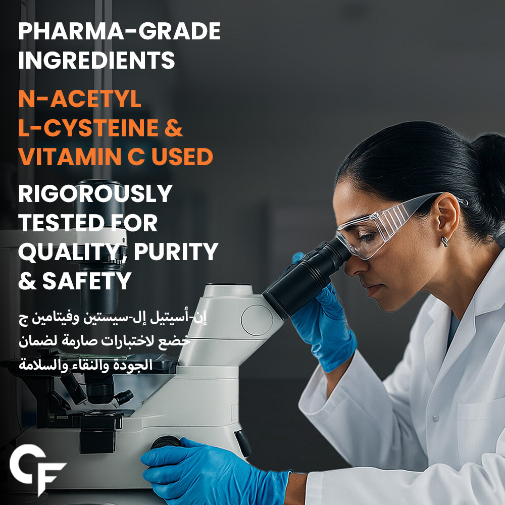 N-Acetyl L-Cysteine (NAC) 600 mg with Vitamin C – Antioxidant Support