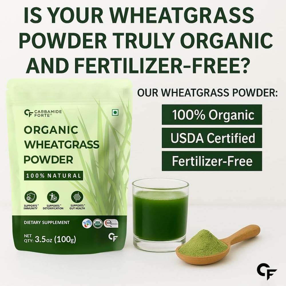 Organic Wheatgrass Powder – Daily Greens & Plant-Based Nutrition Support