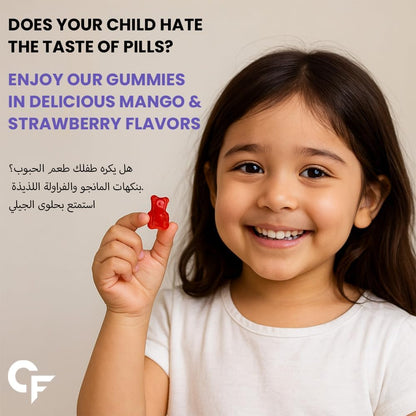 Calcium Gummies for Kids – Strong Bones, Teeth & Growth Support