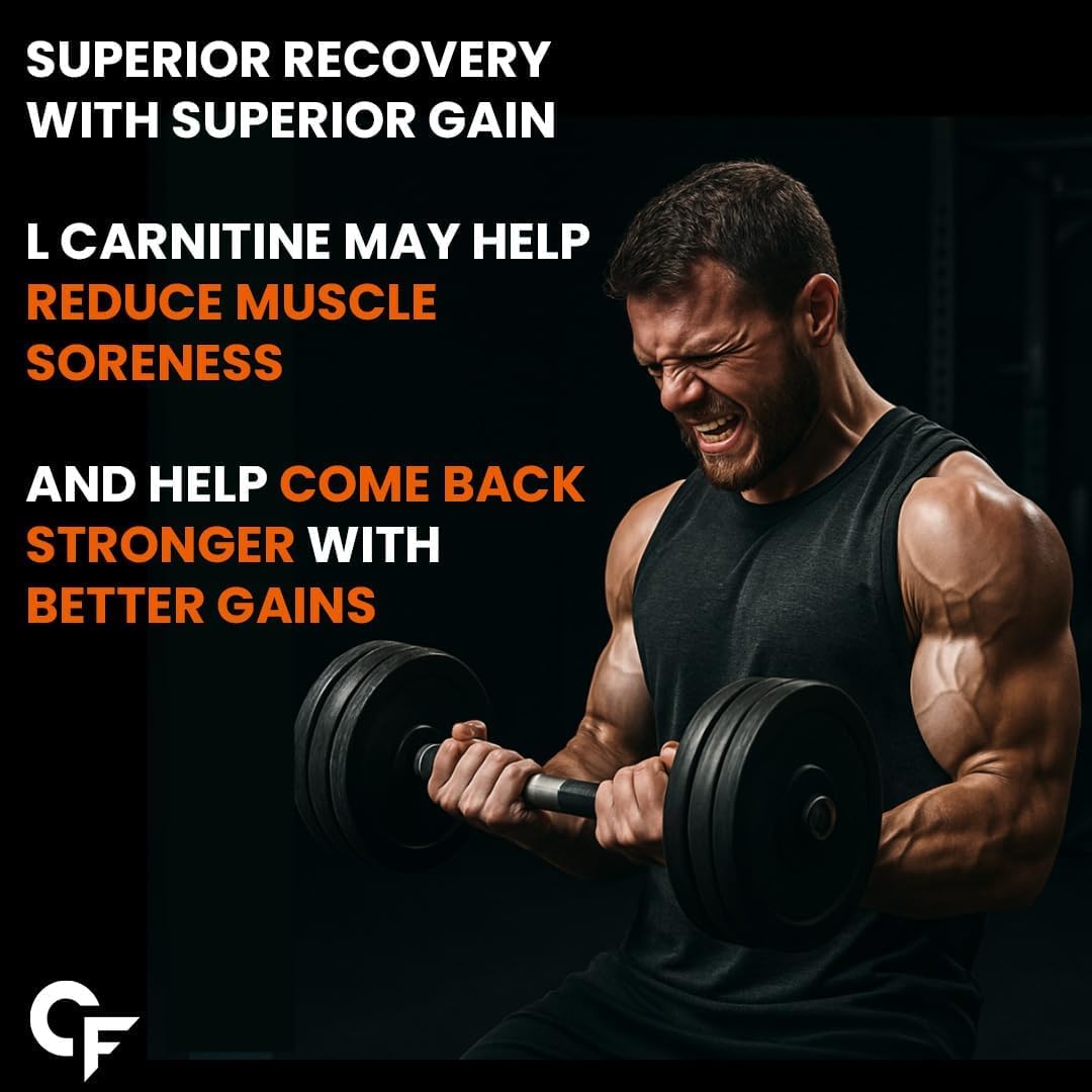 L-Carnitine L-Tartrate 1000mg Capsules – Fat Burn, Energy & Performance Support