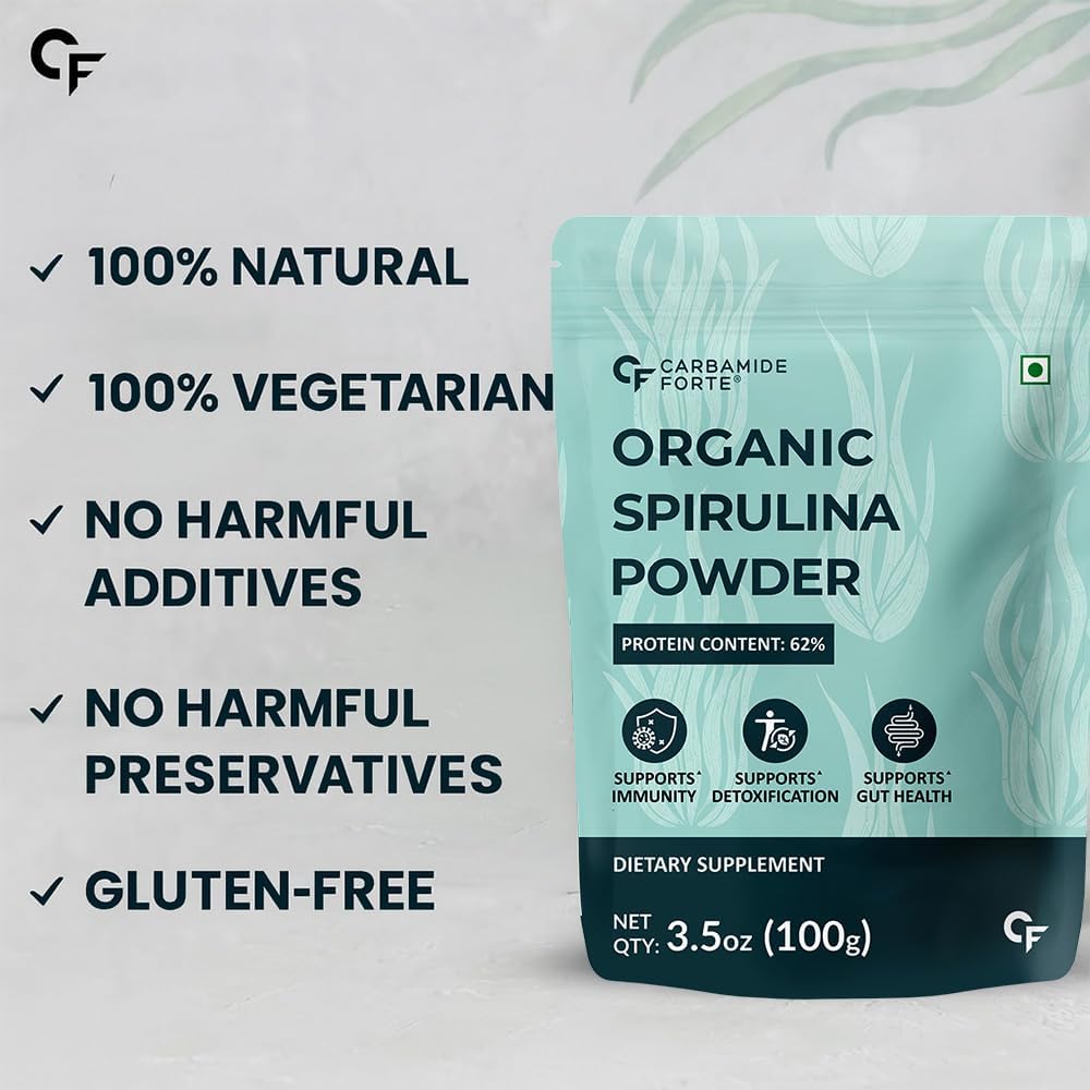 Organic Spirulina Powder – Plant-Based Protein & Superfood Support