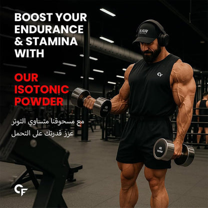 Isotonic Electrolyte Powder with BCAA & L-Glutamine – Pre Workout Hydration Support