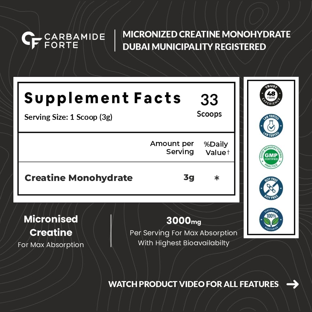 Micronized Creatine Monohydrate Powder – Strength, Energy & Lean Muscle Support