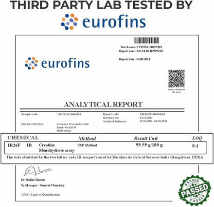 Micronized Creatine Monohydrate Powder – Strength, Energy & Lean Muscle Support