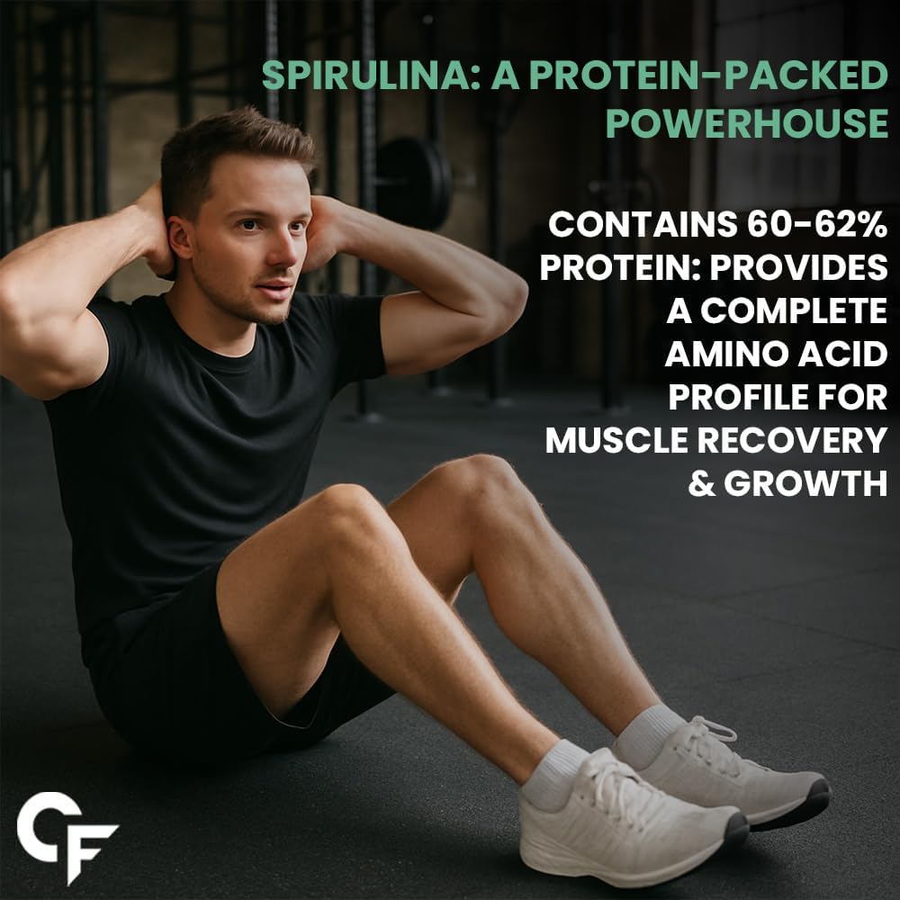 Organic Spirulina Powder – Plant-Based Protein & Superfood Support