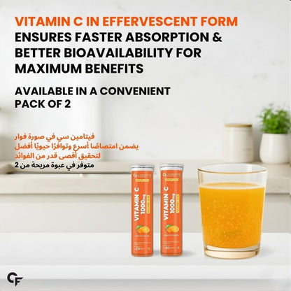 Vitamin C Effervescent Tablets 1000 mg – Immunity & Skin Support