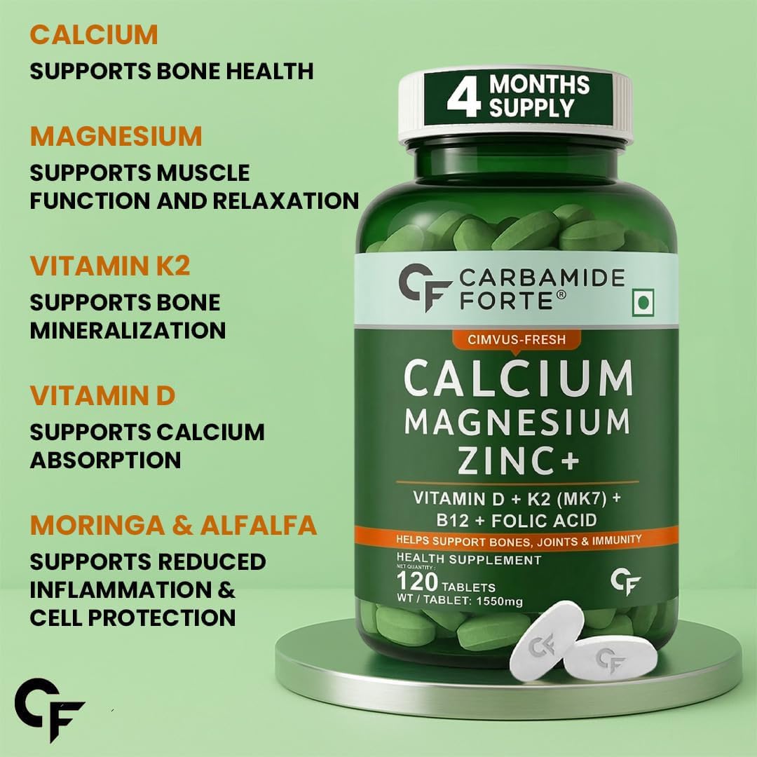 Calcium Citrate & Vitamin D3 Tablets – Bone, Joint & Strength Support