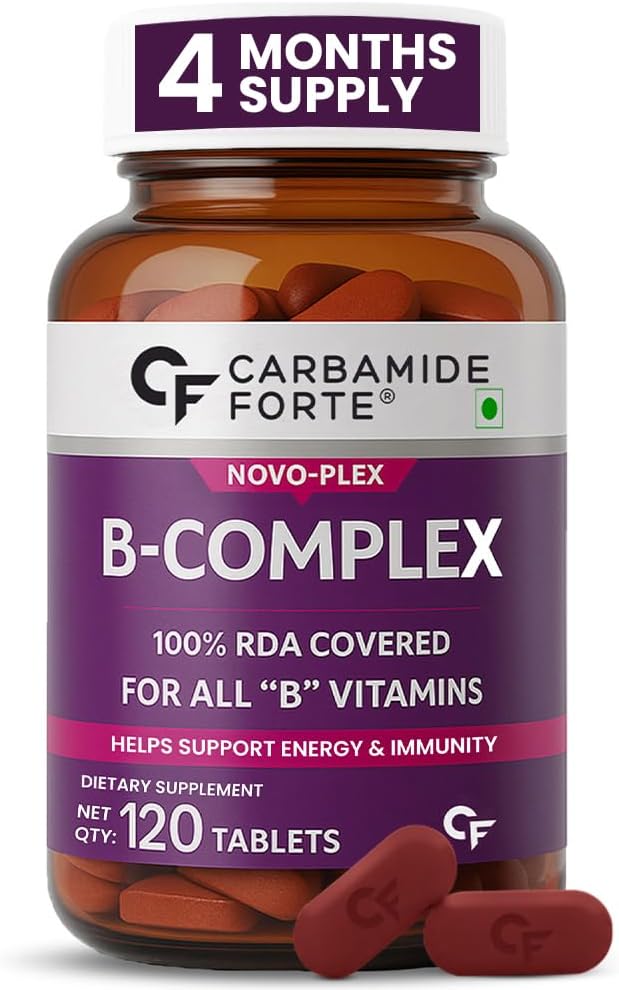 Vitamin B Complex with B12, Biotin & Essential B Vitamins – Daily Nutritional Support