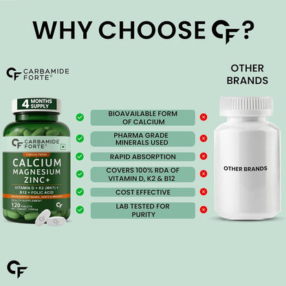 Calcium Citrate & Vitamin D3 Tablets – Bone, Joint & Strength Support