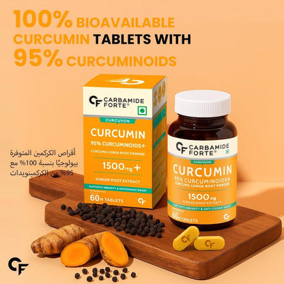 Curcumin 1500mg Tablets – Anti-Inflammatory & Joint Support