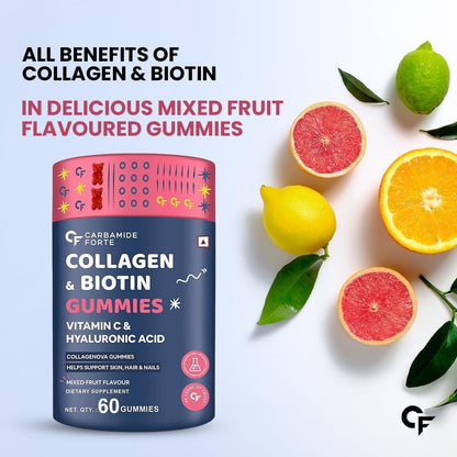 Collagen Biotin Gummies – Skin Glow, Hair Growth & Beauty Support