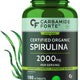 Organic Spirulina Tablets 2000 mg – Plant-Based Protein & Superfood Support