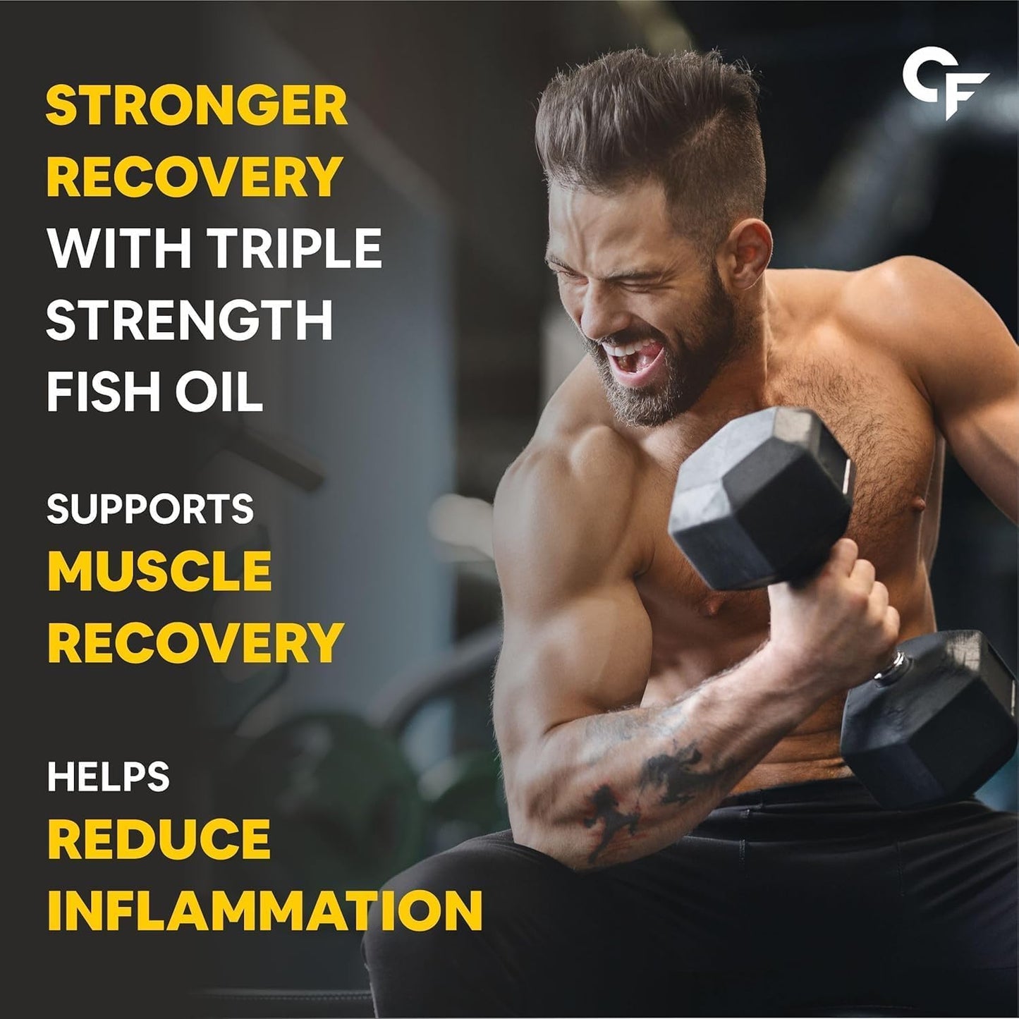 Omega 3 Fish Oil Capsules – Triple Strength EPA & DHA Support