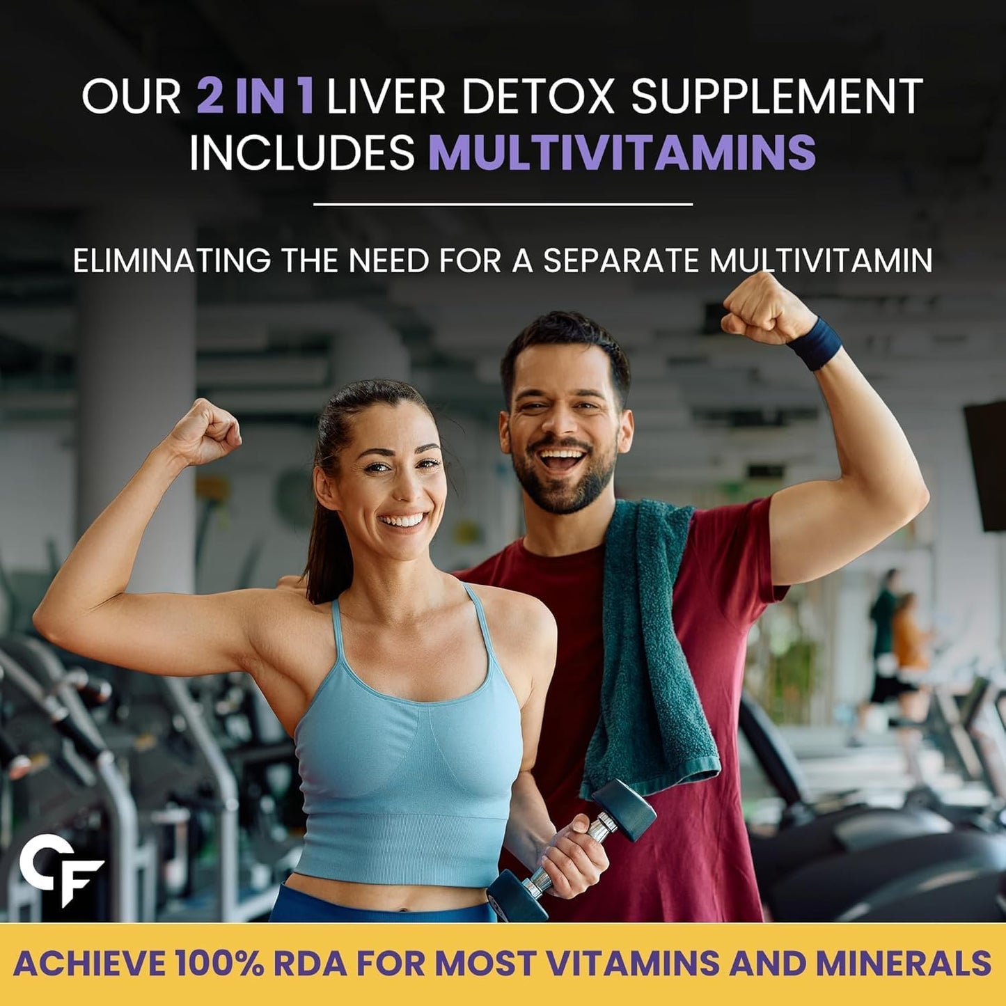 Liver Support Supplement with Milk Thistle 800 mg – Detox & Daily Liver Care