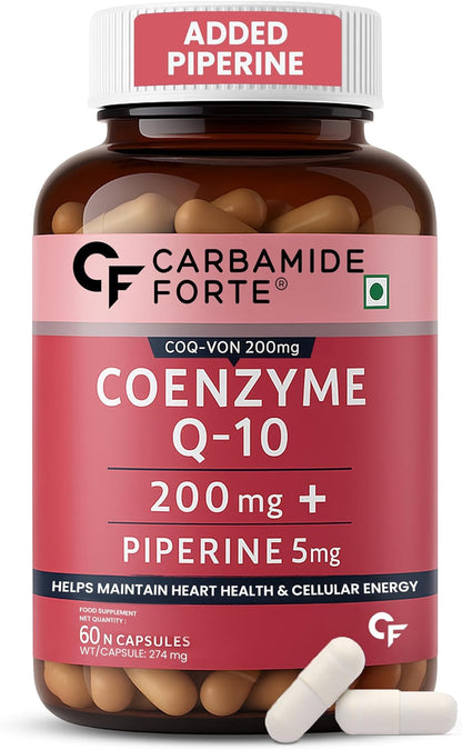 Coenzyme Q10 200mg Capsules – Heart Health, Energy & Antioxidant Support