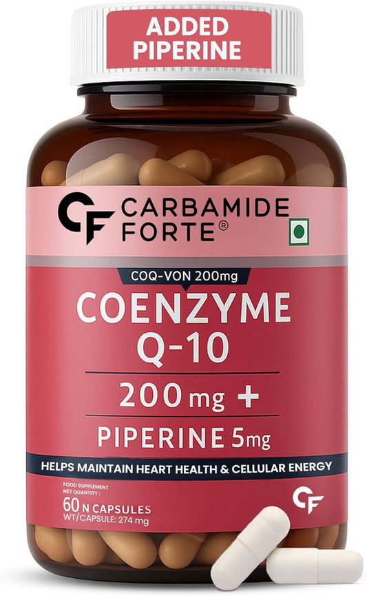 Coenzyme Q10 200mg Capsules – Heart Health, Energy & Antioxidant Support
