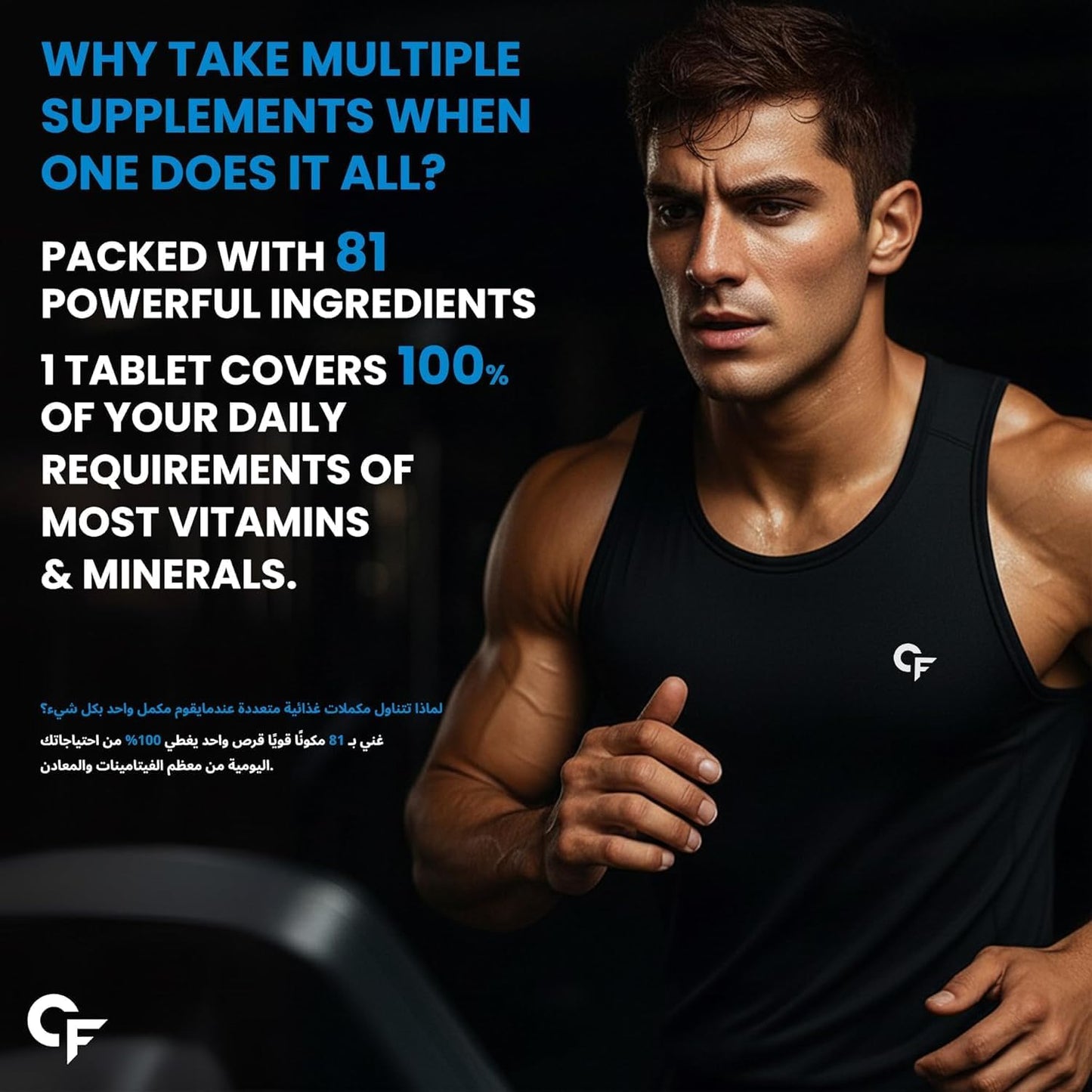 Multivitamin with 81 Ingredients – Daily Energy, Fitness & Nutritional Support