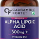 Alpha Lipoic Acid 300 mg with Vitamin B12 & Lycopene – Antioxidant Support