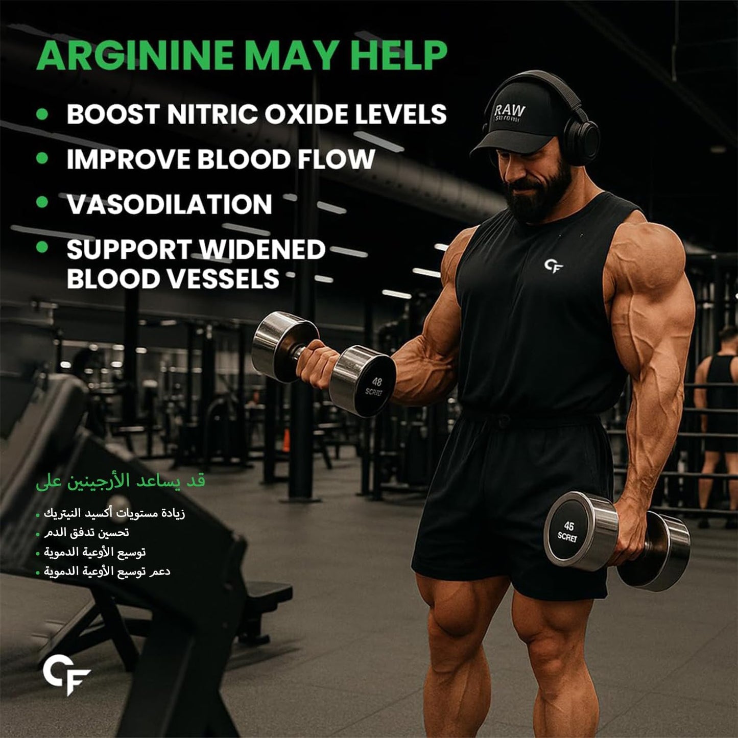 L-Arginine 1000 mg Capsules – Nitric Oxide & Workout Support