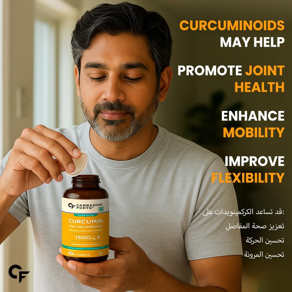 Curcumin 1500mg Tablets – Anti-Inflammatory & Joint Support