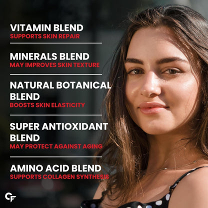 Vegan Collagen Tablets with Biotin, Zinc & Vitamins – Skin & Hair Support