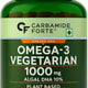 Vegan Omega 3 DHA 1000 mg from Algae – Plant-Based Omega Support