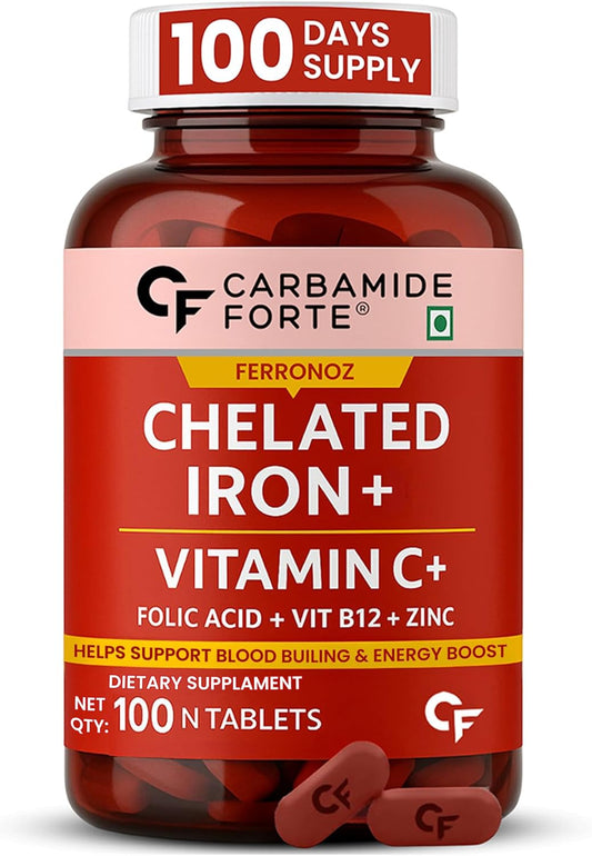Chelated Iron Tablets – Energy, Hemoglobin & Immunity Support