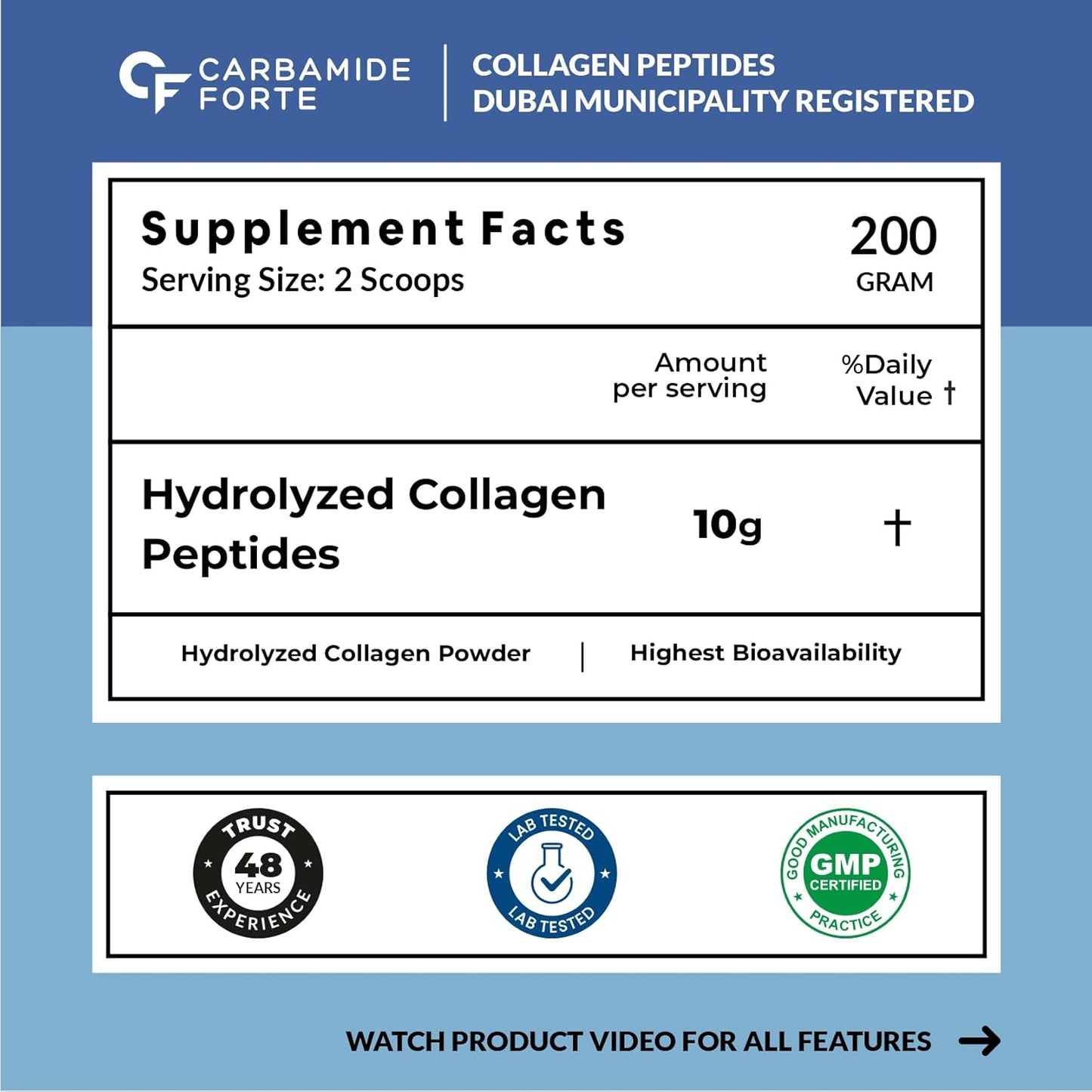 Hydrolyzed Collagen Powder – Skin Glow, Hair & Joint Support