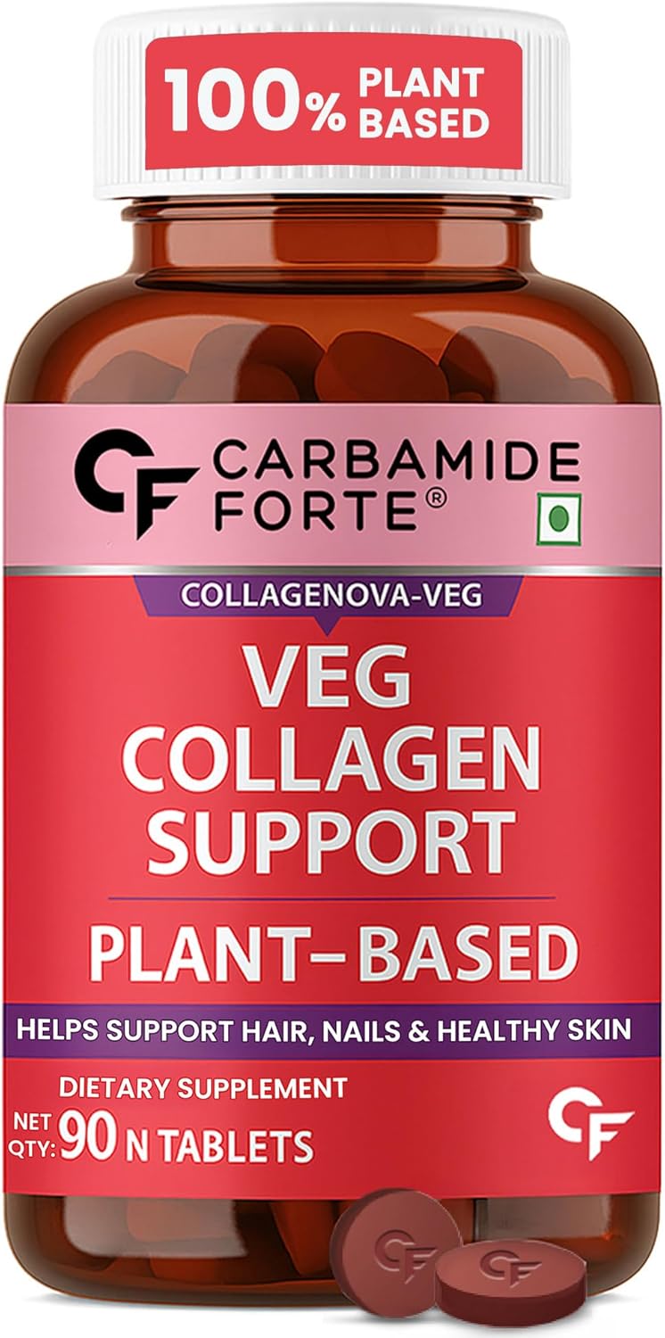 Vegan Collagen Tablets with Biotin, Zinc & Vitamins – Skin & Hair Support
