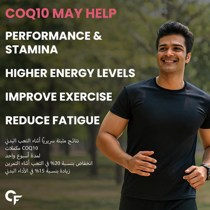 Coenzyme Q10 200mg Capsules – Heart Health, Energy & Antioxidant Support