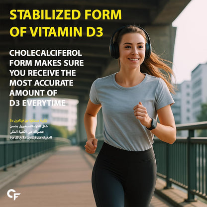Chewable Vitamin D3 2000 IU – Bone & Calcium Absorption Support