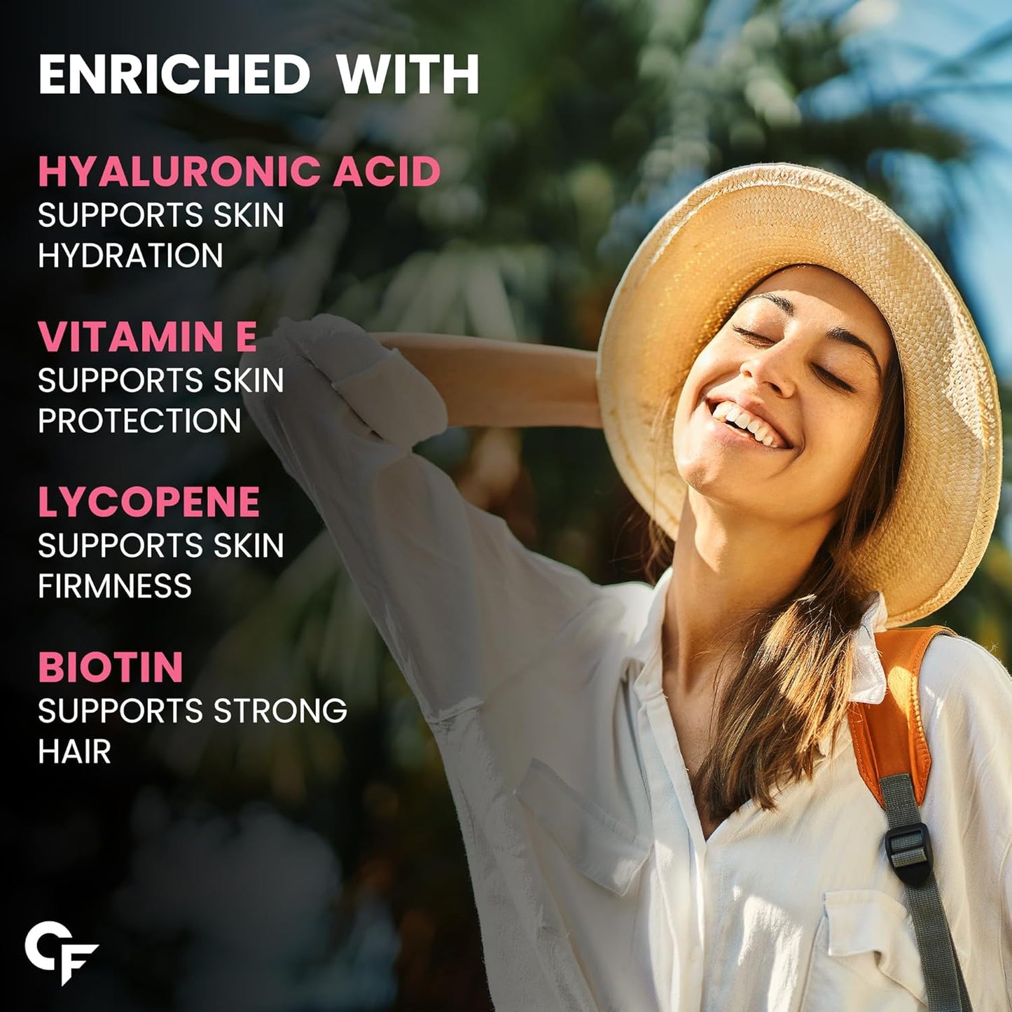 L-Glutathione 500 mg with Hyaluronic Acid, Vitamin E & Biotin – Antioxidant Skin Support