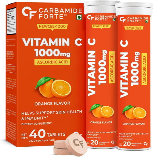 Vitamin C Effervescent Tablets 1000 mg – Immunity & Skin Support