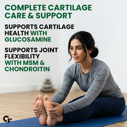 Carbamide Forte Glucosamine Chondroitin MSM - Joint Support Supplements | Joint Support, with Glucosamine Chondroitin, 3900mg Per Serving | MSM supplement for men & women – 90 Tablets