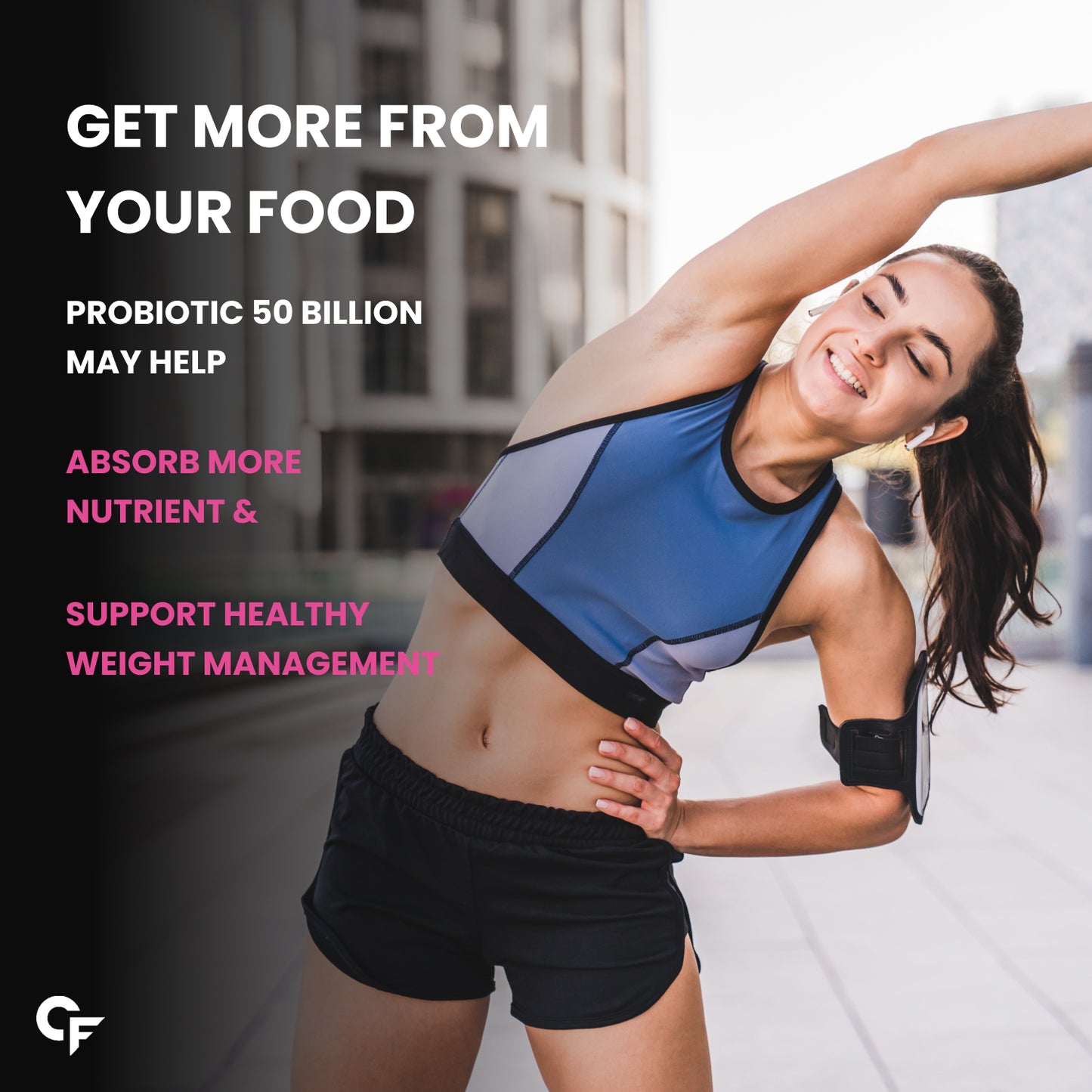 Carbamide Forte Probiotics Supplement 30 Billion CFU for Women & Men | Probiotics for Gut Health Supplements | Support Digestion & Immunity | Gut Health Probiotics – 60 Veg Capsules