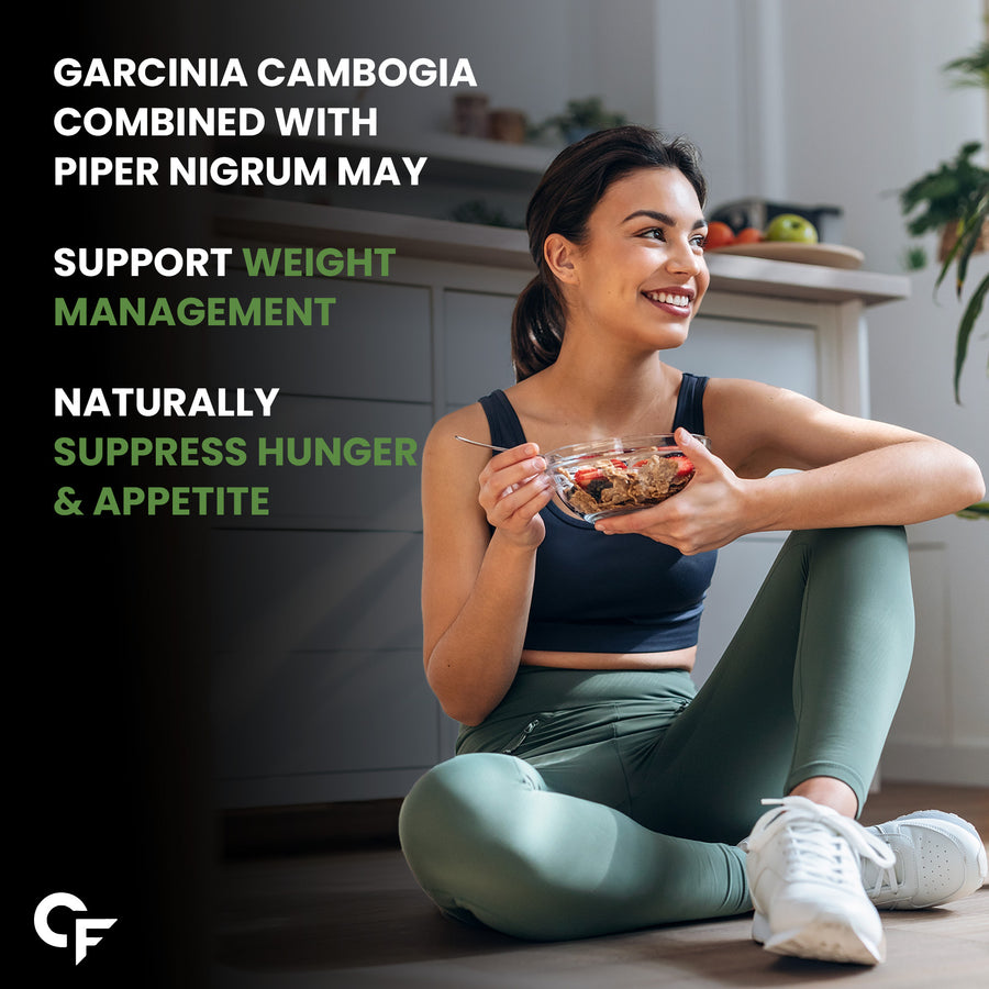 Carbamide Forte Garcinia Cambogia 3000mg 60% HCA & 6mg Piperine Per Serving | Weight Loss Supplement- 120 Veg Tablets