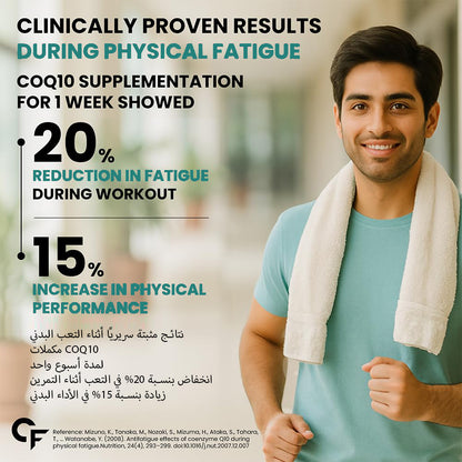 Coenzyme Q10 120mg Capsules – Heart Health, Energy & Antioxidant Support