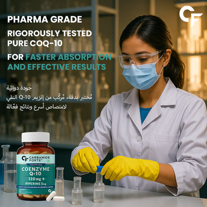 Coenzyme Q10 120mg Capsules – Heart Health, Energy & Antioxidant Support