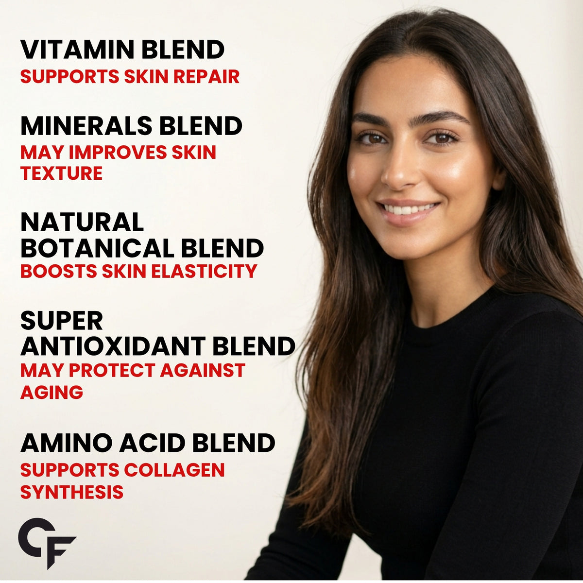 Carbamide Forte 100% Veg Collagen Supplements for Skin & Hair | Vegan Collagen Supplements for Women | 90 Veg Tablets