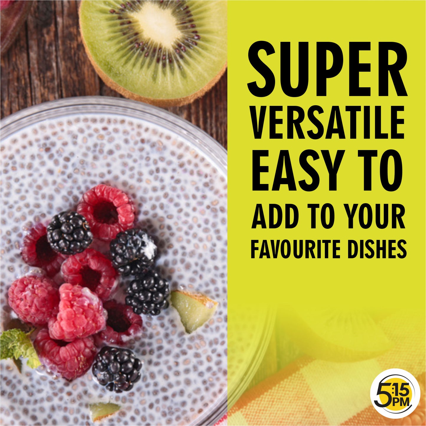 5:15 PM Chia Seeds Organic For Weight Loss - Black, Unroasted & Raw Chia Seeds 200gm for Eating with Omega 3 and Fiber
