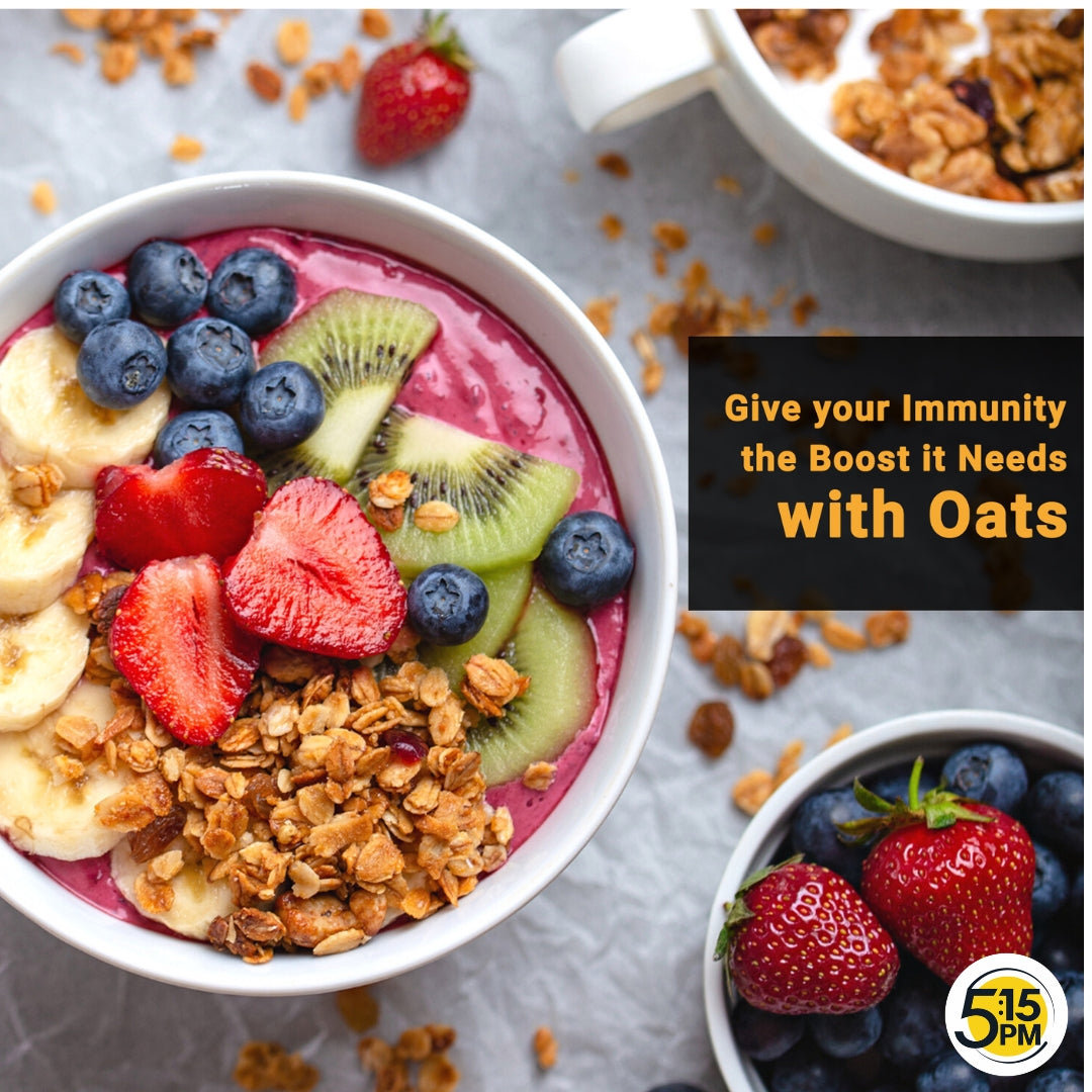 5:15PM Rolled Oats 500g | Gluten Free Oats for Weight Loss | Healthy Cereal Breakfast | 100% Natural Wholegrain | Rich in Beta Glucans – 500g