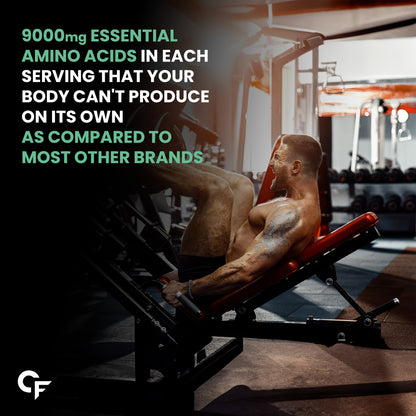 Carbamide Forte EAA + with BCAA 5000mg | Amino Acid Supplement for Men and Women | EAA Supplement Powder | Intra Workout Supplement EAA Lemon Zest Flavour | 300g Amino Acid Powder
