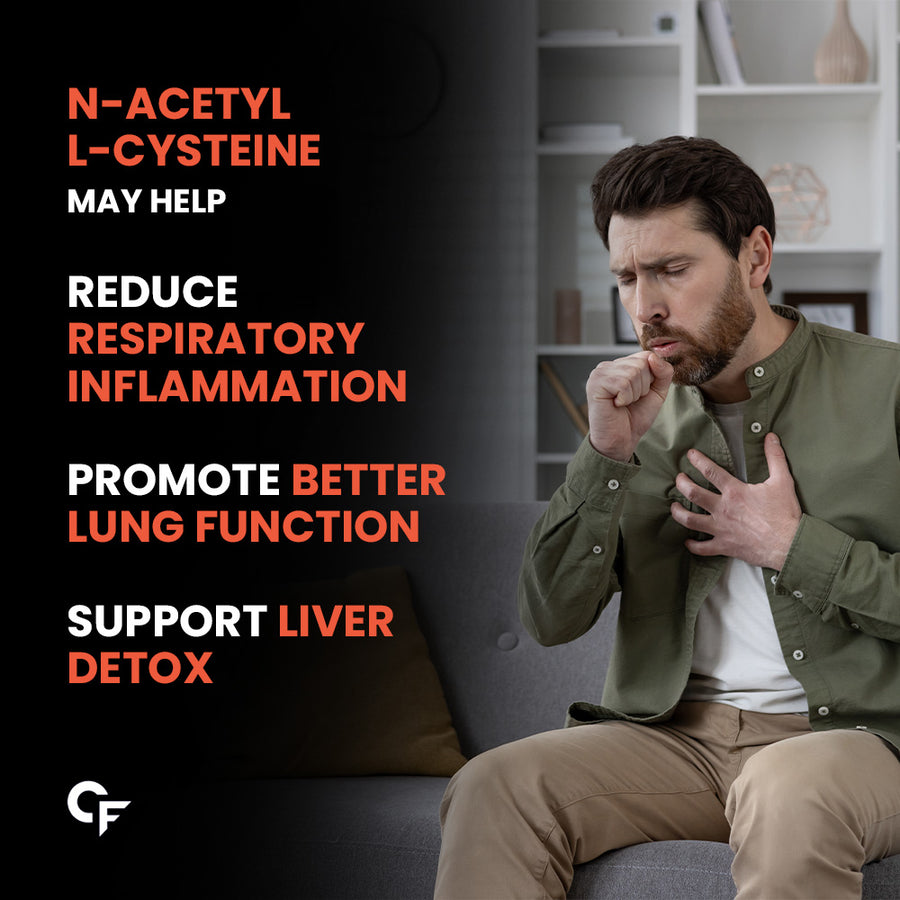 Carbamide Forte N-Acetyl, L-Cysteine 600mg (NAC) - 60 Veg Tablets