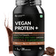 Carbamide Forte Plant Protein Powder - Plant Based Pea c with Multivitamin, Minerals, Superfoods, Digestive Enzymes - Belgian Chocolate Flavour - 1Kg