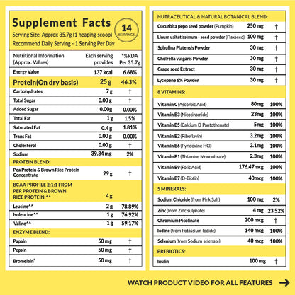 PLANT PROTEIN ALPHONSO MANGO 500g