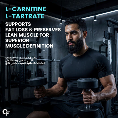 Carbamide Forte L Carnitine Powder for Men & Women | L carnitine supplement - Blueberry Flavour - 150g