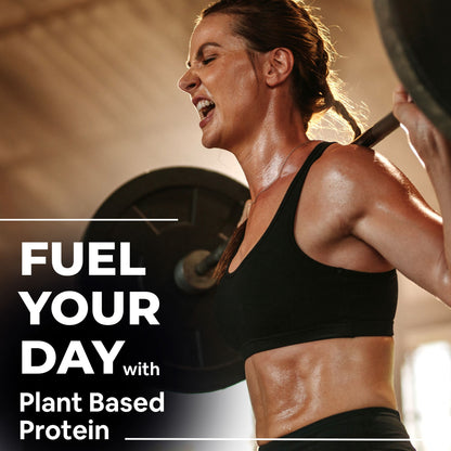 Carbamide Forte Vegan Protein Powder - Plant Based Protein Powder with Multivitamin, Minerals, Superfoods, Pea Protein, Digestive Enzymes | Plant Protein Powder Cafe Mocha Flavour - 1Kg