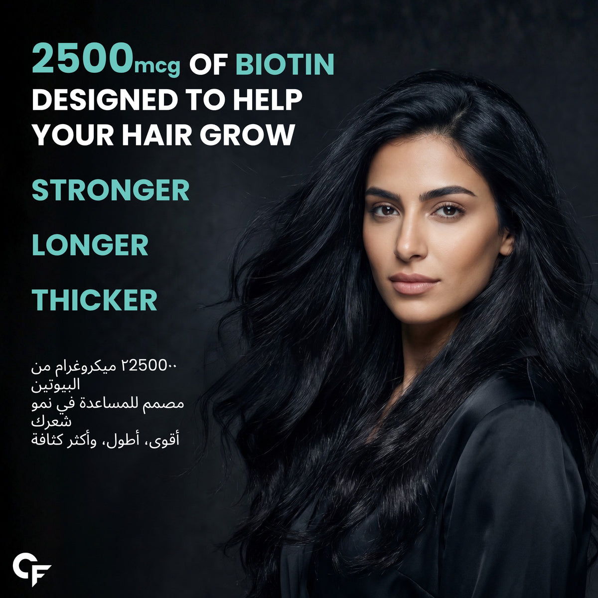 Carbamide Forte Biotin 2500mcg for Hair Growth | Biotin Supplement for hair, skin, and nails | Hair Vitamins for Men & Women | 120 Tablets