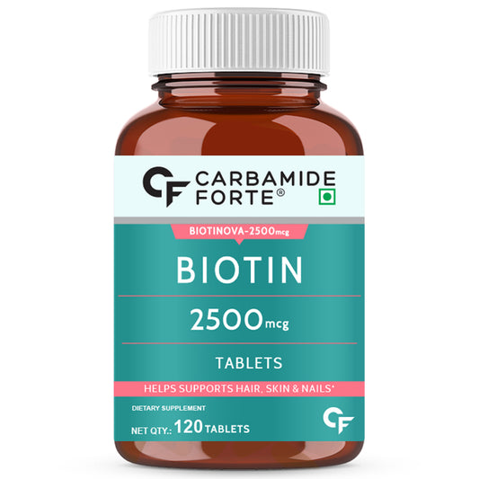 Biotin 2500mcg for Hair Growth - Biotin Supplement for hair, skin, and nails - 120 Tablets